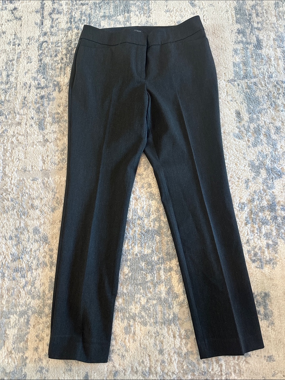 ANN TAYLOR charcoal straight Dress Pants 6P